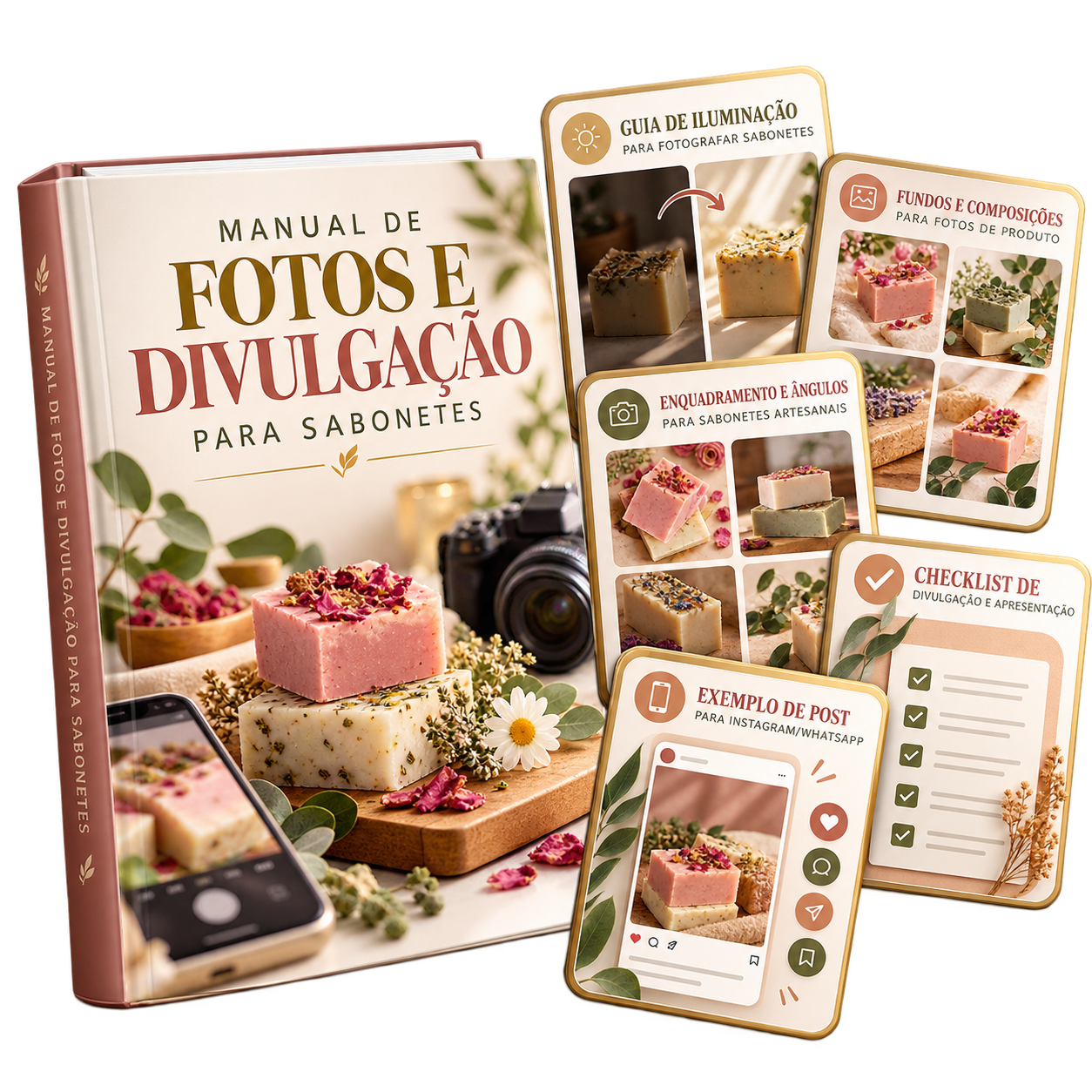 Manual de Fotos e Divulgação para Sabonetes